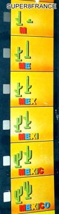 animation d'un titre en Super 8