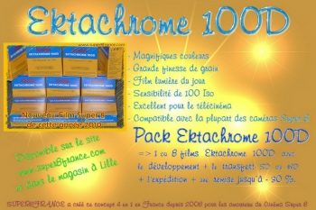 Super 8 Ektachrome 100D + transfert