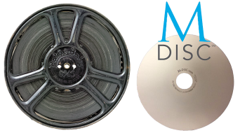 Films 9.5mm sur DVD M-Disc