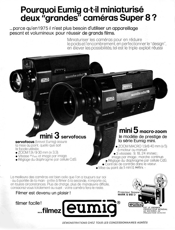 système Kodak type D neuve avec bobine Eumig Eumig cassette de projection 120m 