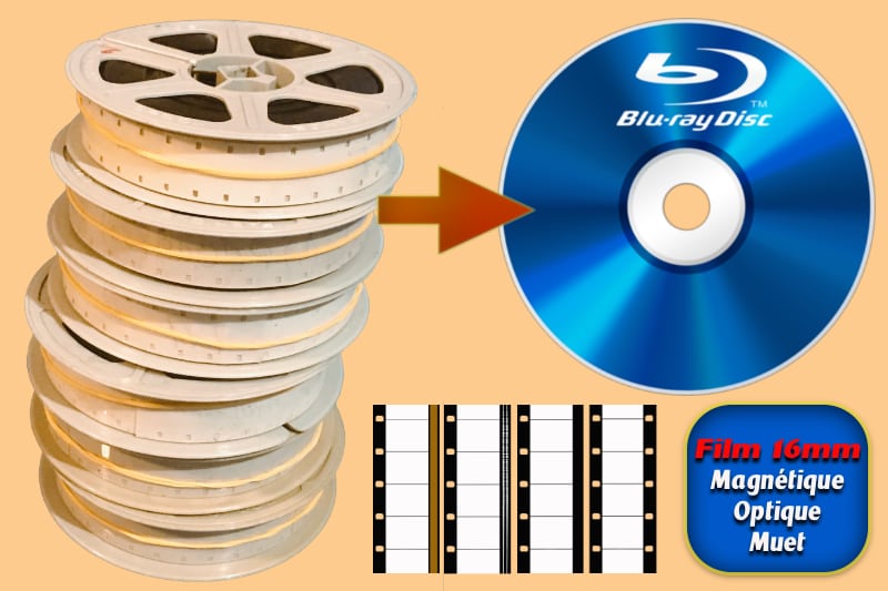 Numérisation de films 16mm sur Blu-ray Disc