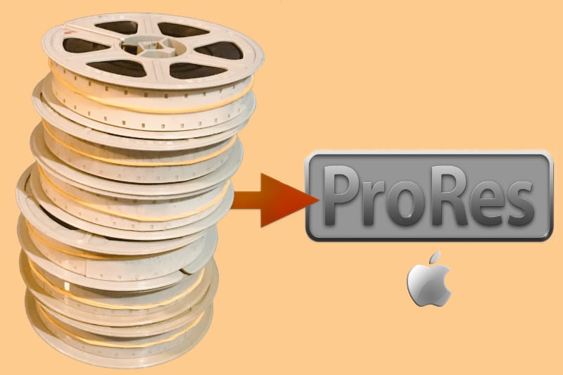 Numérisation de  films 16mm  en Apple Prores