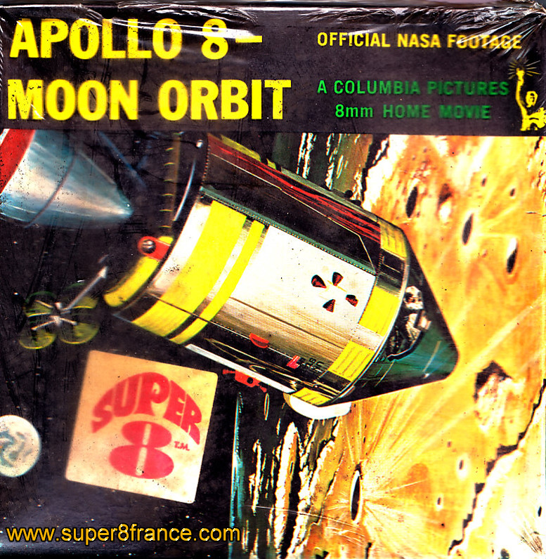 Film Super 8 d'édition - Apollo 8 moon orbit