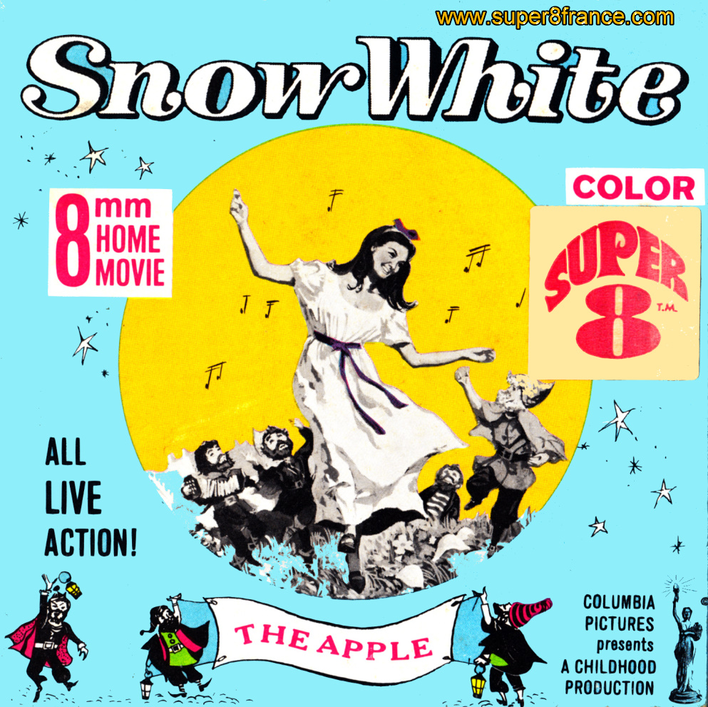 Film Super 8 d'édition - blanche neige - snow white