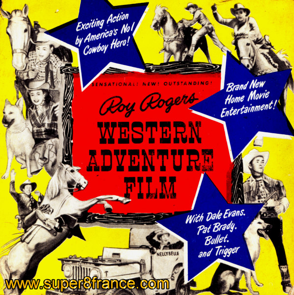 Film Super 8 d'édition Aventure au château - Western de Roy Rogers