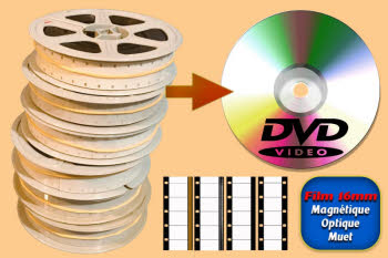 Numérisation de Films 16mm  sur DVD