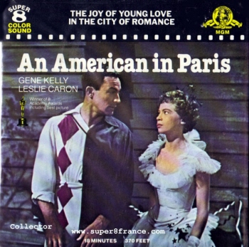 Film Super 8 d'édition Sonore : Un américain dans Paris