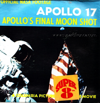 Film Super 8 d'édition : Apollo 17